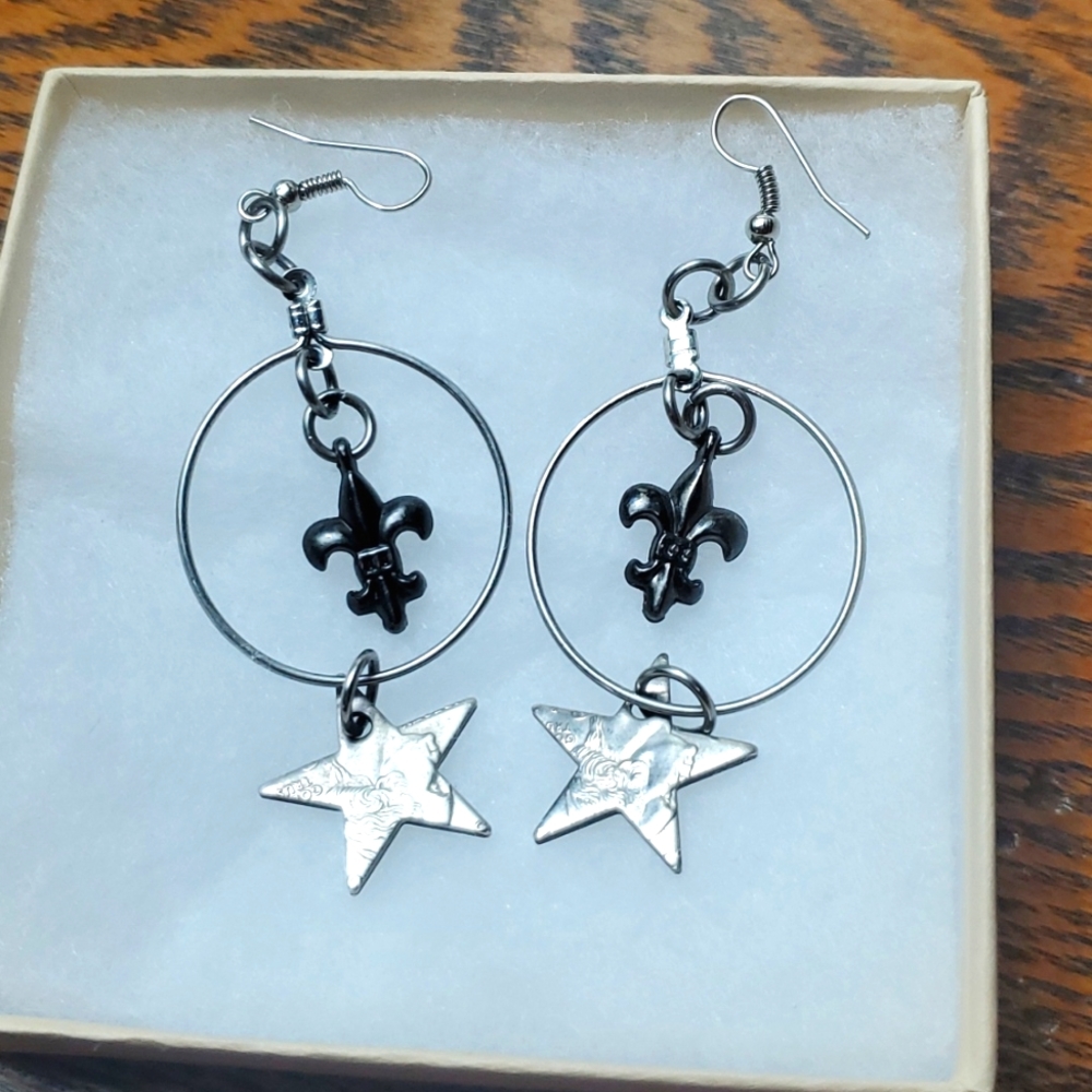 Coin earings - Picture 5 of 6